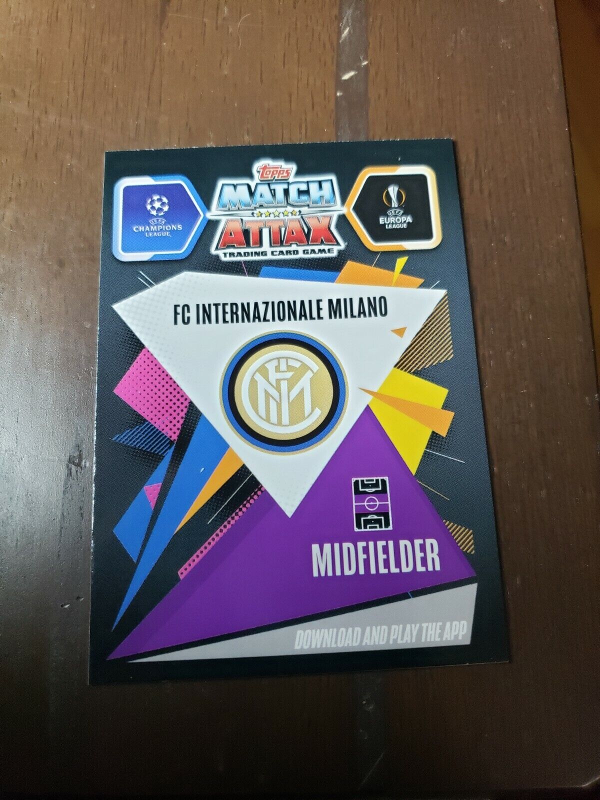 2021 Topps Match Attax Nicolò Barella Inter Milan MV-16 UEFA Champions League