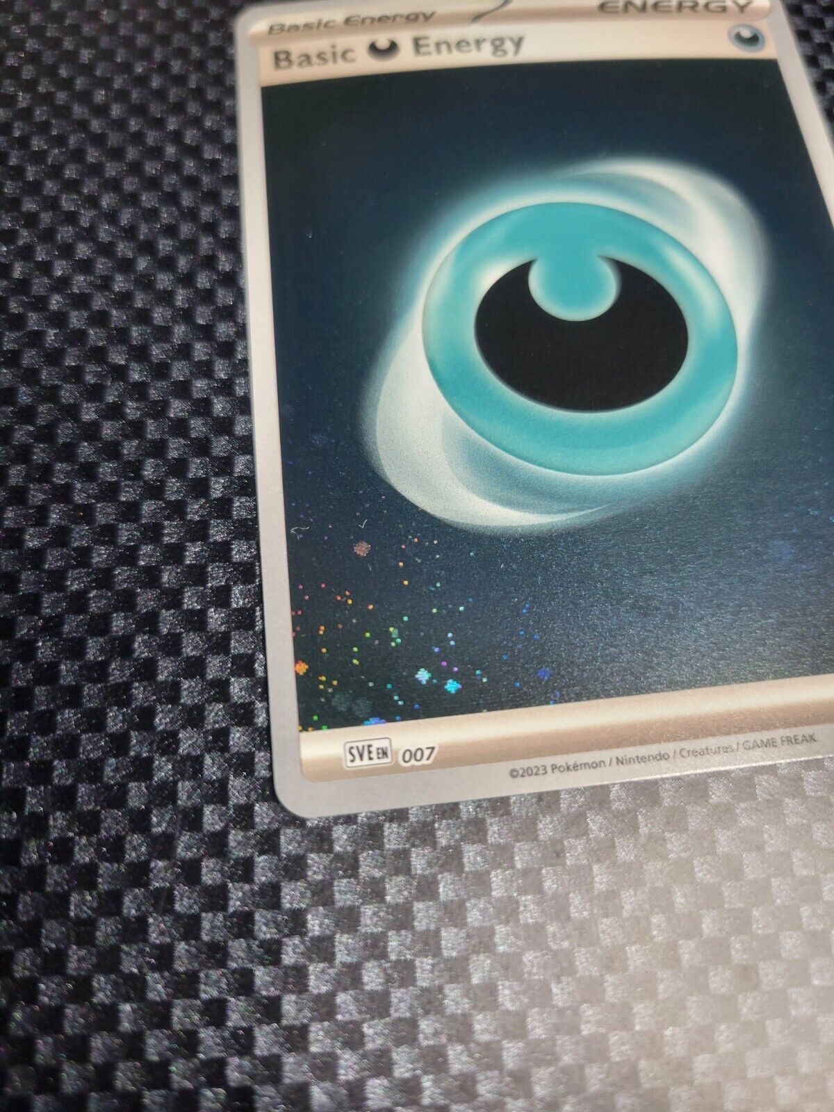 Basic Dark Energy Galaxy Holo Swirls Scarlet & Violet 151 Pokemon TCG Card 007