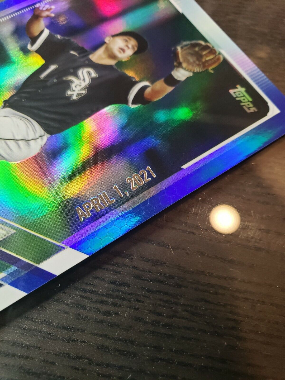 2021 Topps Opening Day #153 Blue Foil Nick Madrigal RC Chicago White Sox