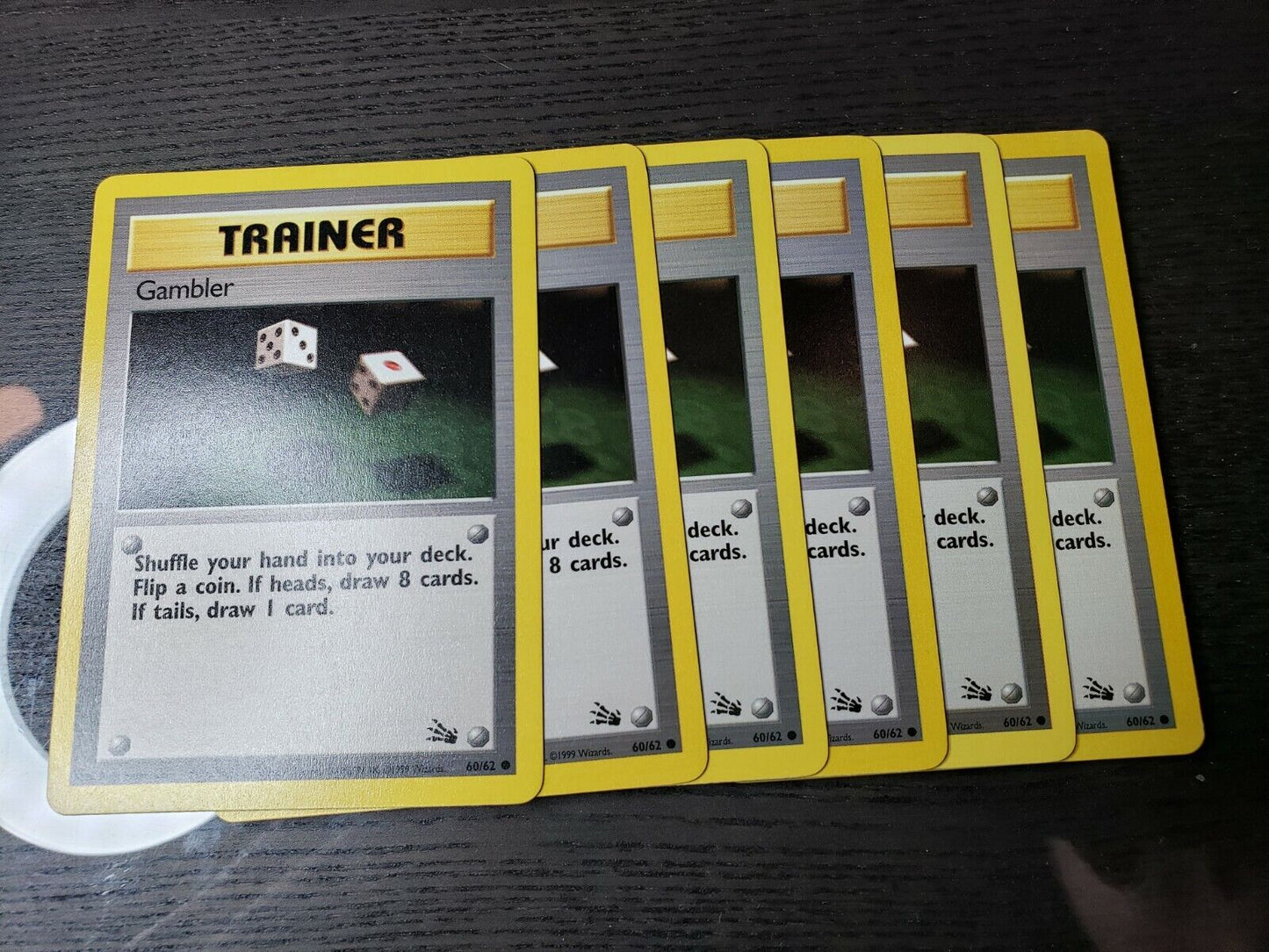 Pokemon TCG Gambler 60/62 Trainer Common Fossil