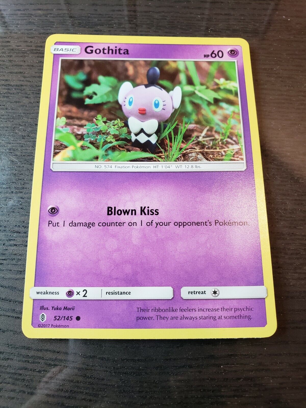 Pokemon TCG GOTHITA SUN & MOON Guardians Rising 52/145 NM 2017 Common Card