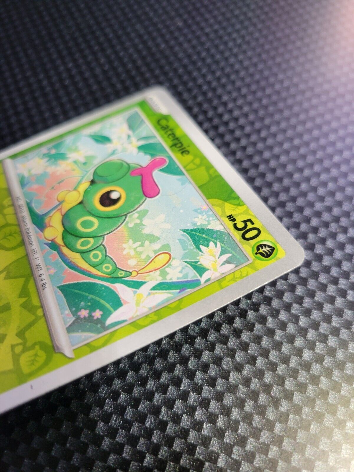 Pokémon TCG S&V 151 Caterpie 010/165 Reverse Holo Common Card NM 2023