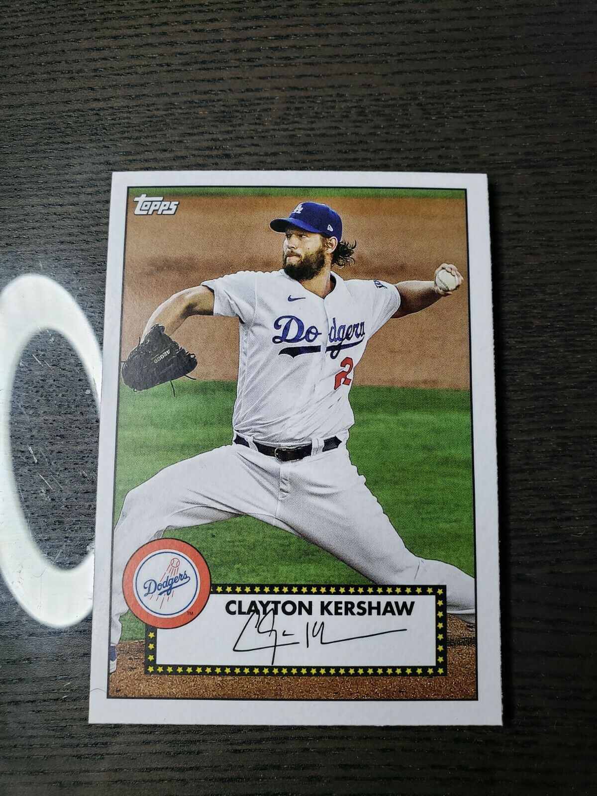 2021 Topps Series 1 - CLAYTON KERSHAW #T52-40 1952 Topps Redux Insert - DODGERS
