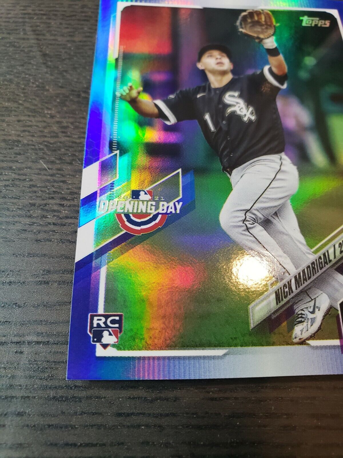 2021 Topps Opening Day #153 Blue Foil Nick Madrigal RC Chicago White Sox