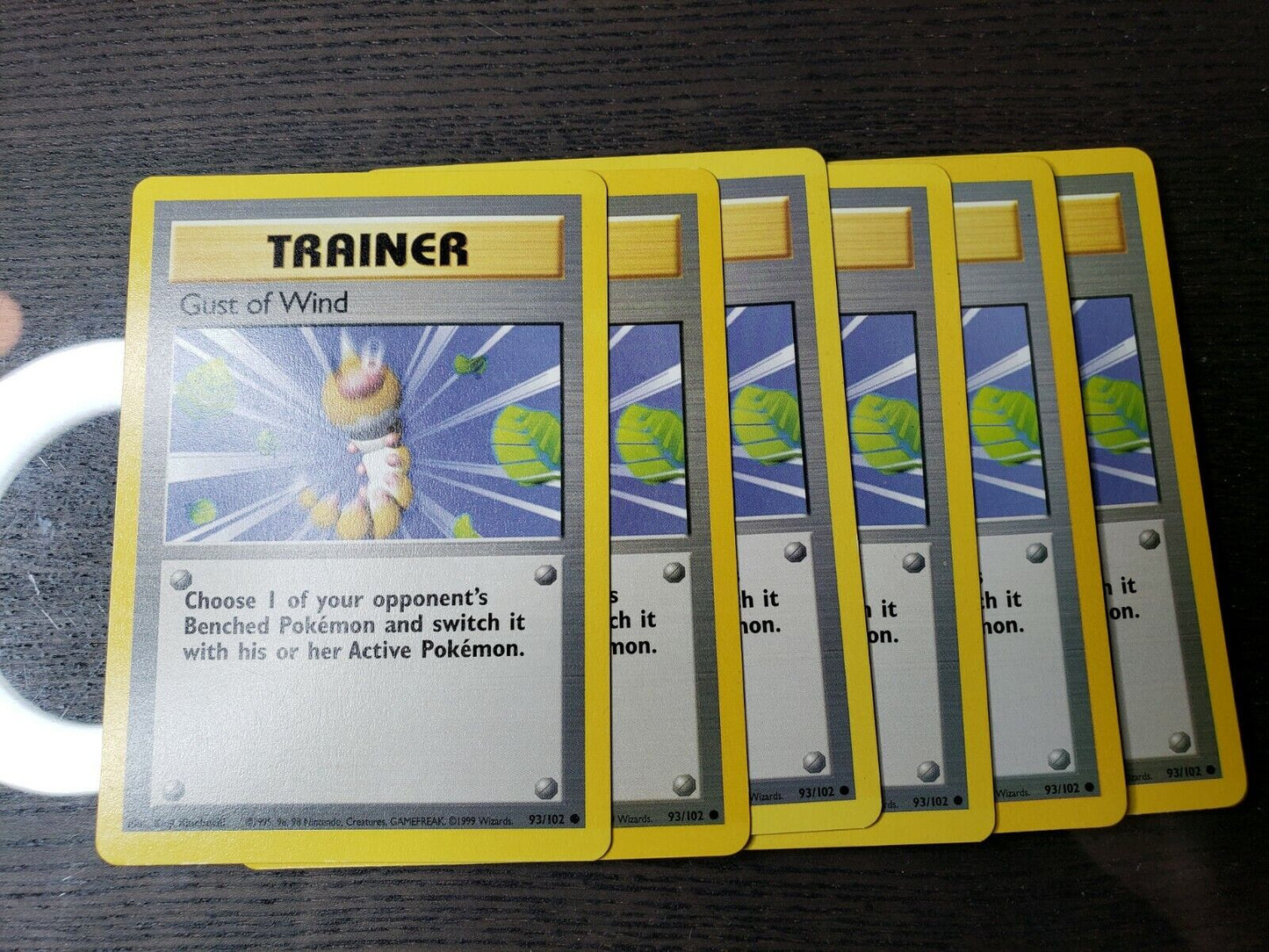 93/102 Gust of Wind - Base Set - Common Pokemon TCG Card