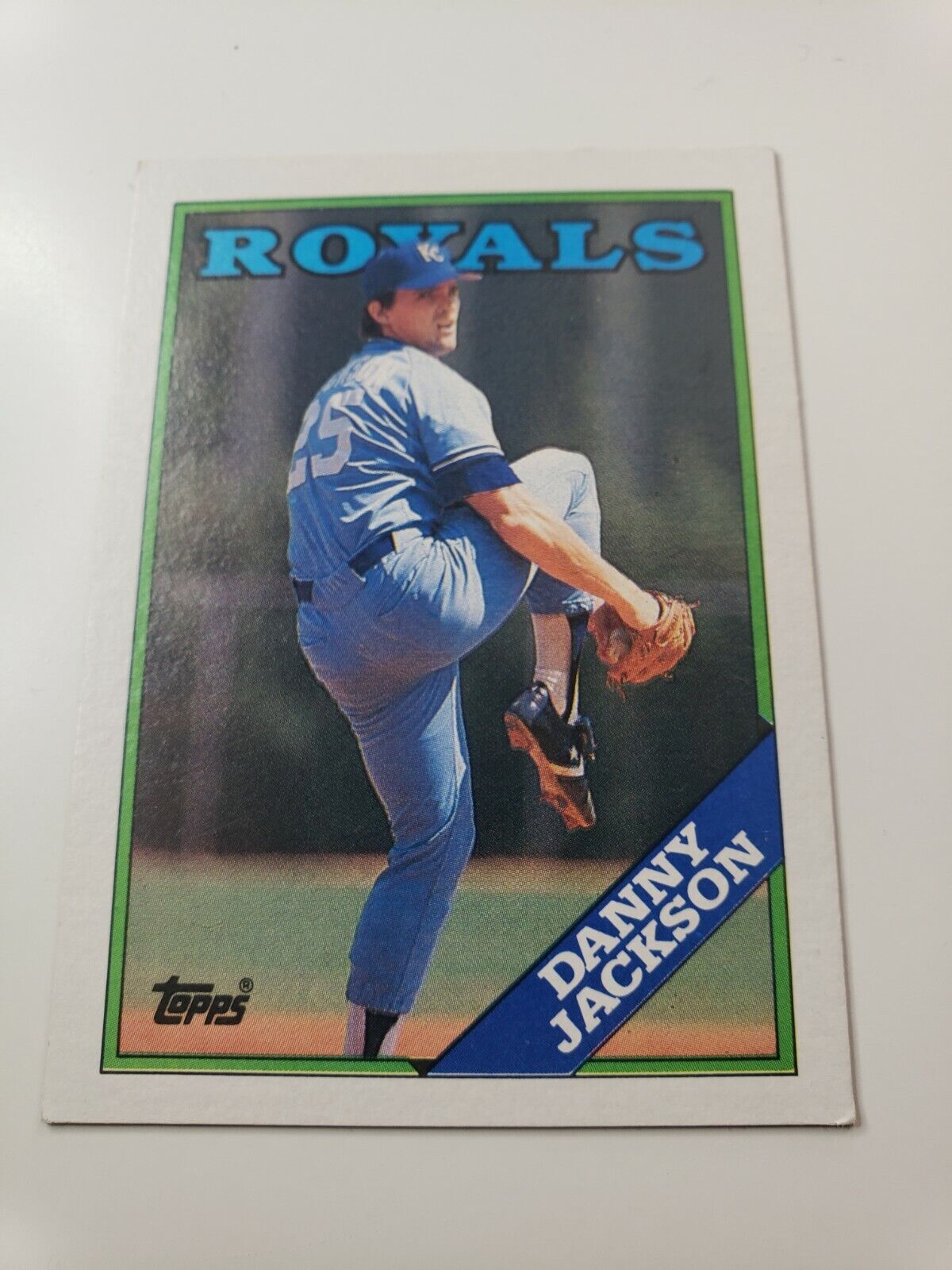 1988 Topps Danny Jackson Kansas City Royals #324 MLB Baseball Card