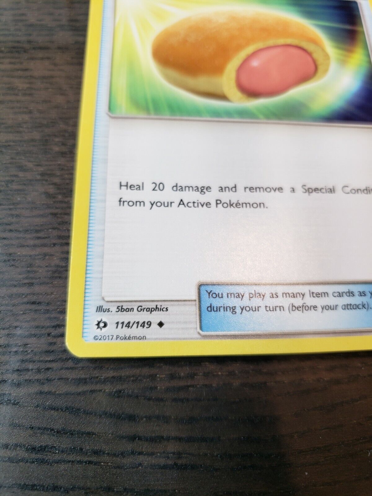 Pokémon TCG Big Malasada Uncommon,Sun And Moon Base Set 114/149, 2017...