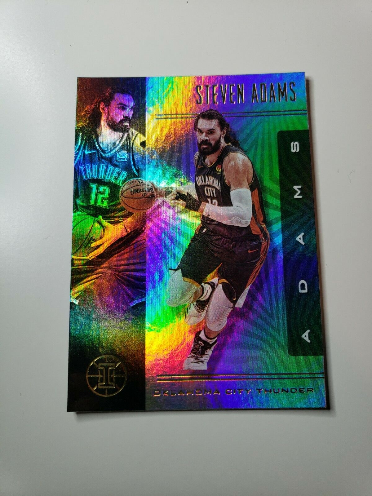 Steven Adams 2019-20 Panini Illusions Basketball OKC Thunder #59 base Card NBA