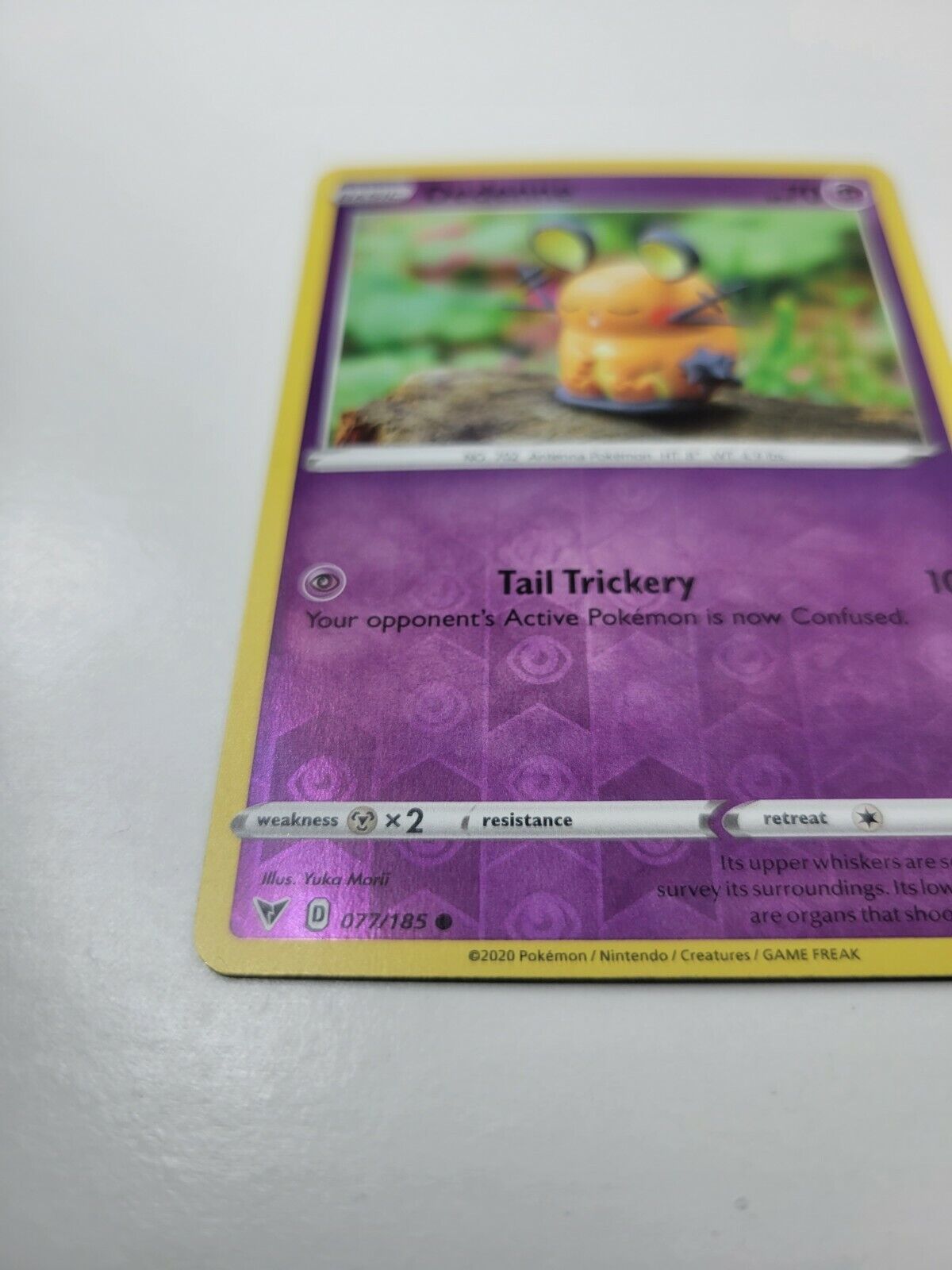 Pokémon TCG Dedenne Vivid Voltage 077/185 Reverse Holo Common Card NM 2020