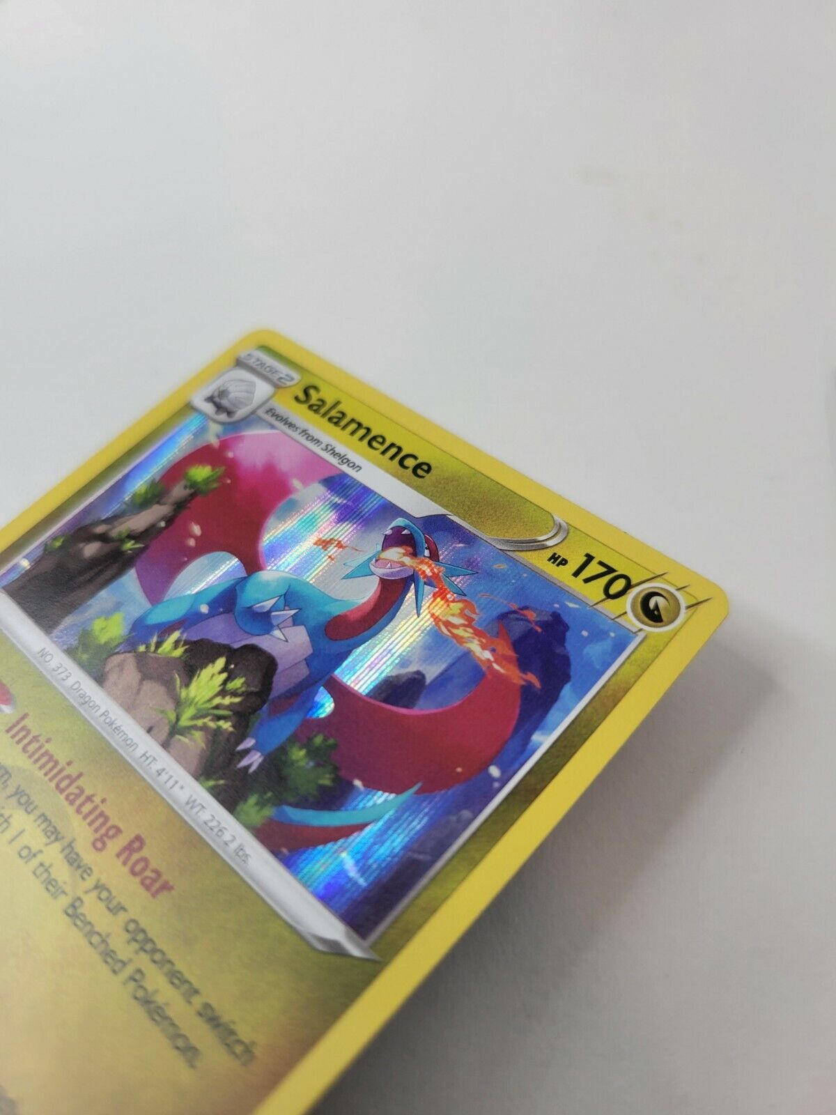 Pokémon TCG Salamence Evolving Skies 109/203 Holo Rare Card NM 2021