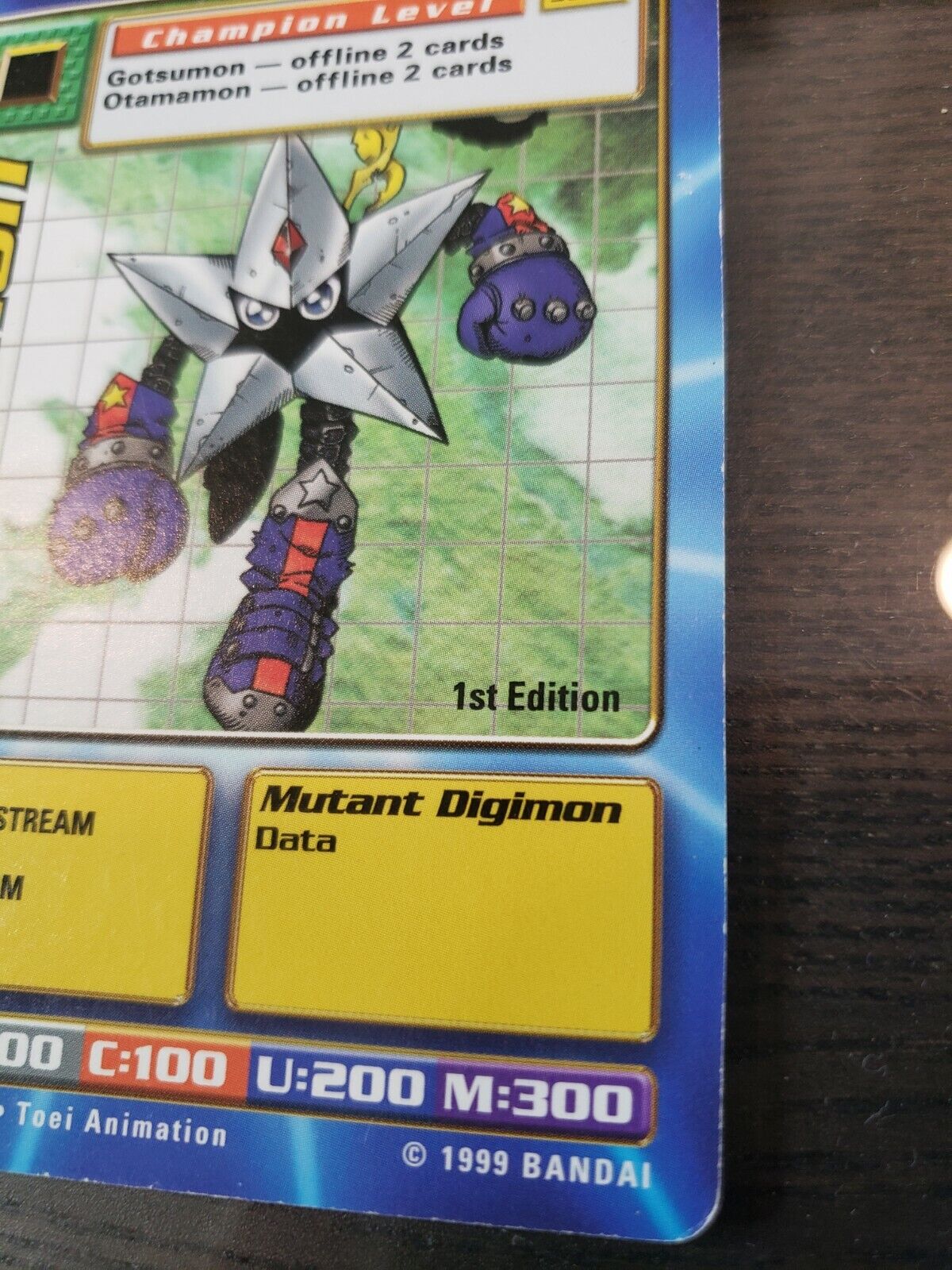 1999 Digimon - Digital Monsters Trading Card Game 1st Edition Starmon #ST-26 1q9