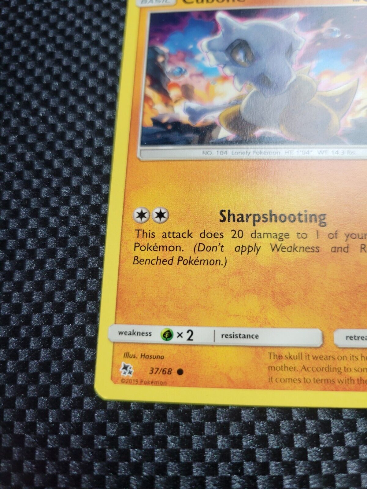 Pokémon TCG Cubone Hidden Fates 37/68 Regular Common Card NM 2019