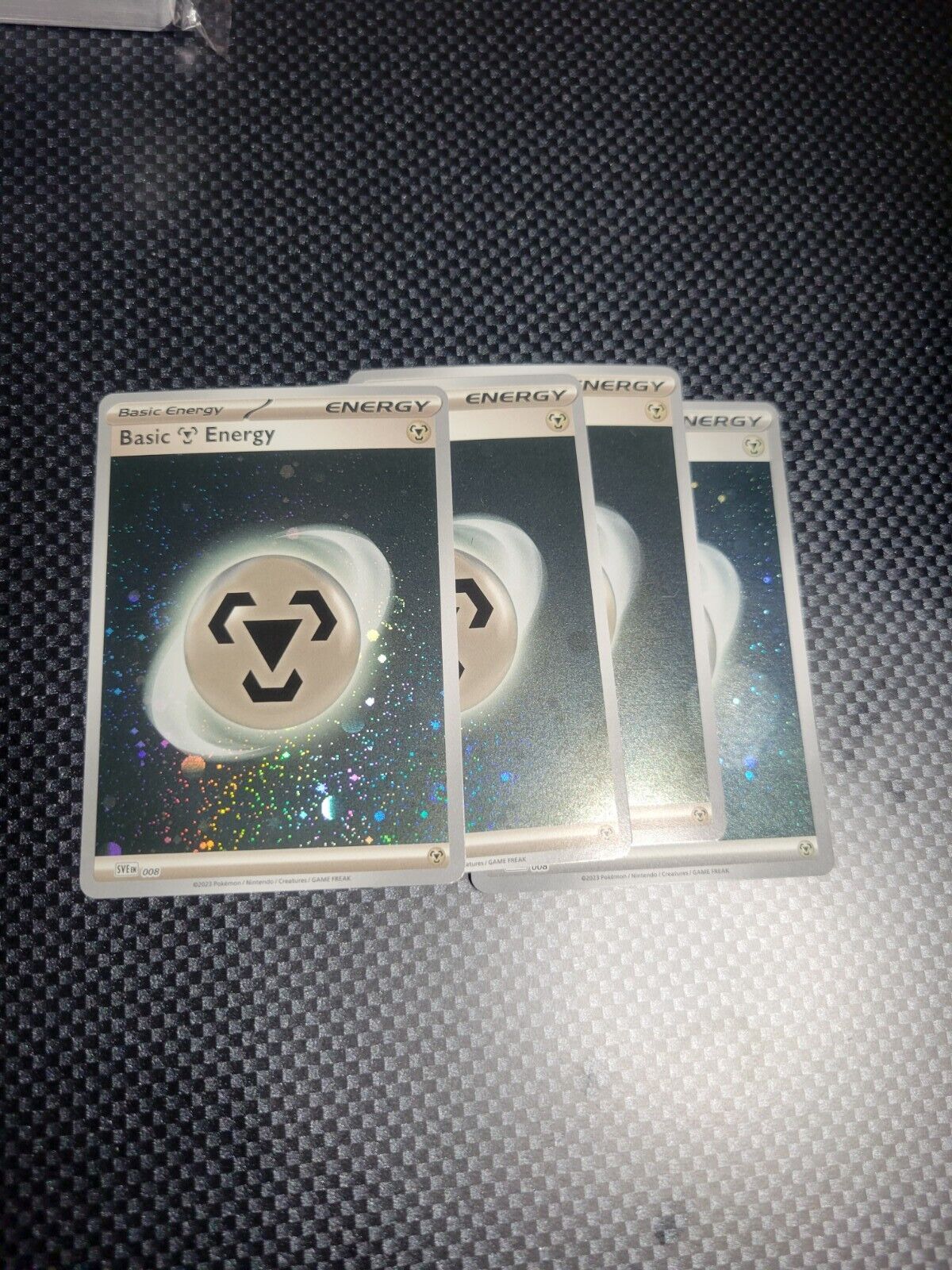 Metal Basic Energy 008 SVE 151 Cosmos Holo Pokémon TCG 2023 NM