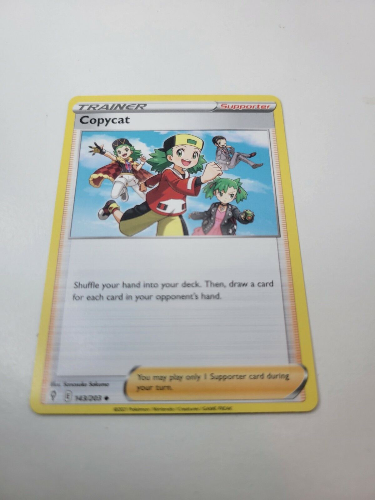 Pokémon TCG Copycat Evolving Skies 143/203 Regular Uncommon Card NM 2021