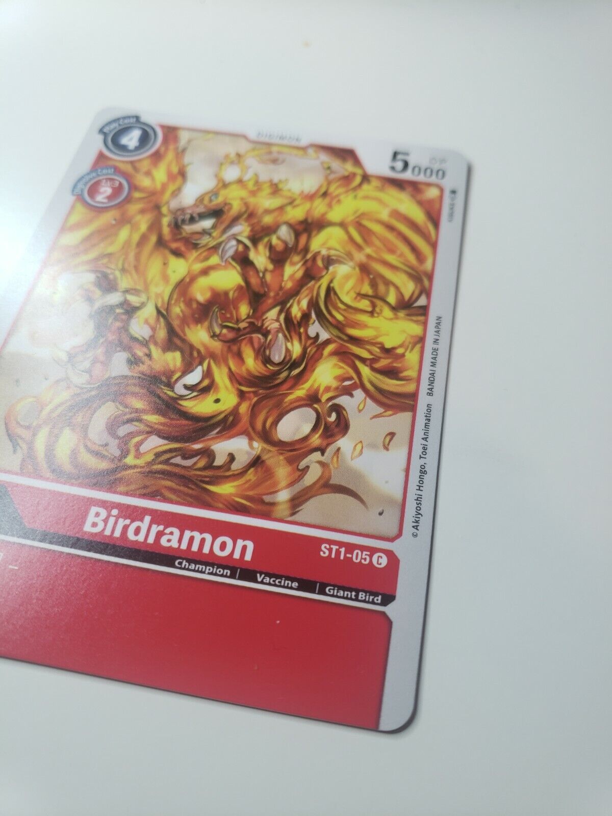 Birdramon - ST1-05 C - Common Digimon CCG Card Starter Deck Gaia Red 2021