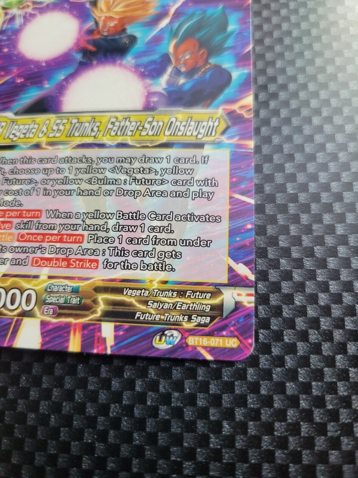 DBS Trunks and SSB Vegeta & SS Trunks, Father Son Onslaught BT16-071 UC Non-Holo