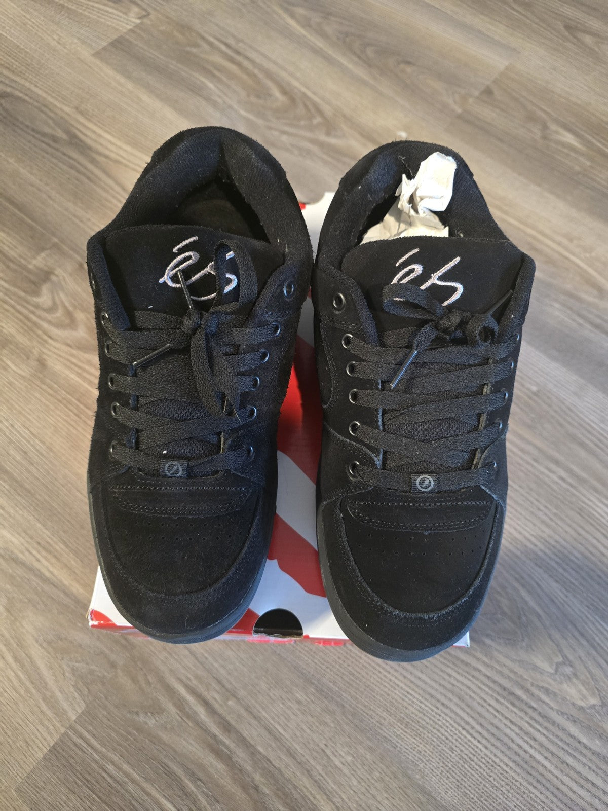 Es footwear Accel OG Black/Gum, sz 9