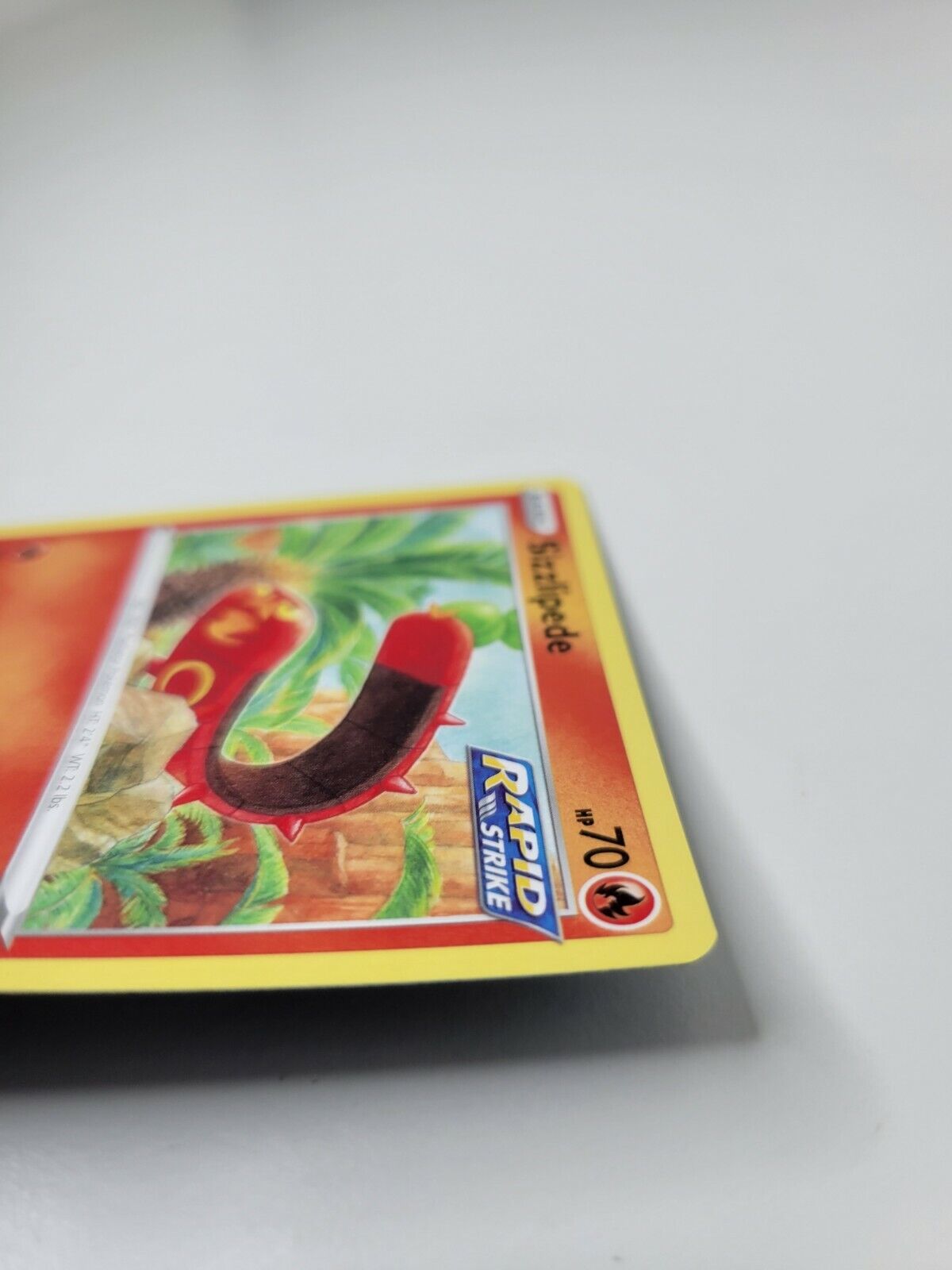 Pokémon TCG Sizzlipede Fusion Strike 047/264 Regular Common Card NM 2021