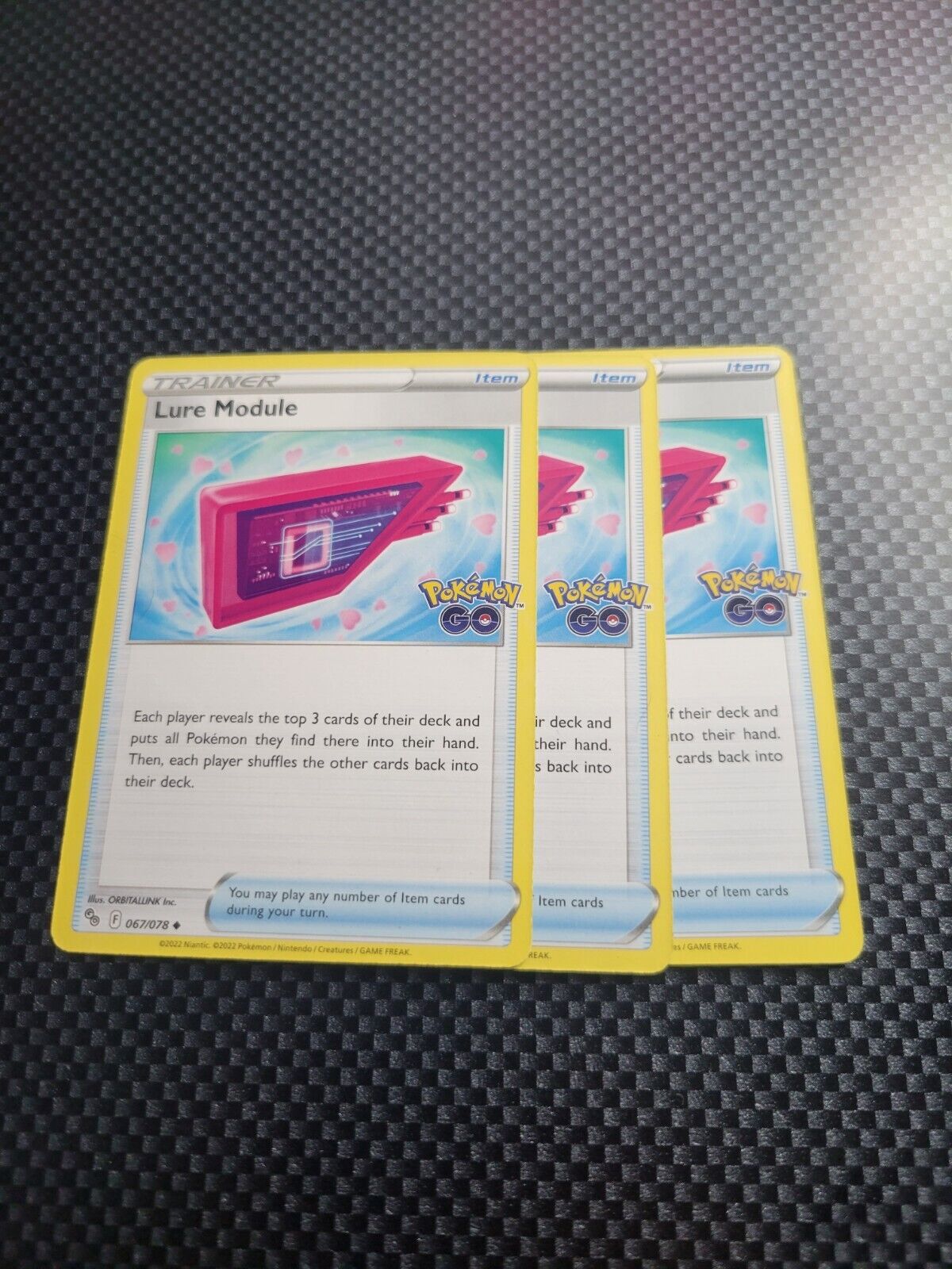 Pokémon TCG Lure Module Pokemon Go 067/078 Uncommon Trainer Card NM 2022