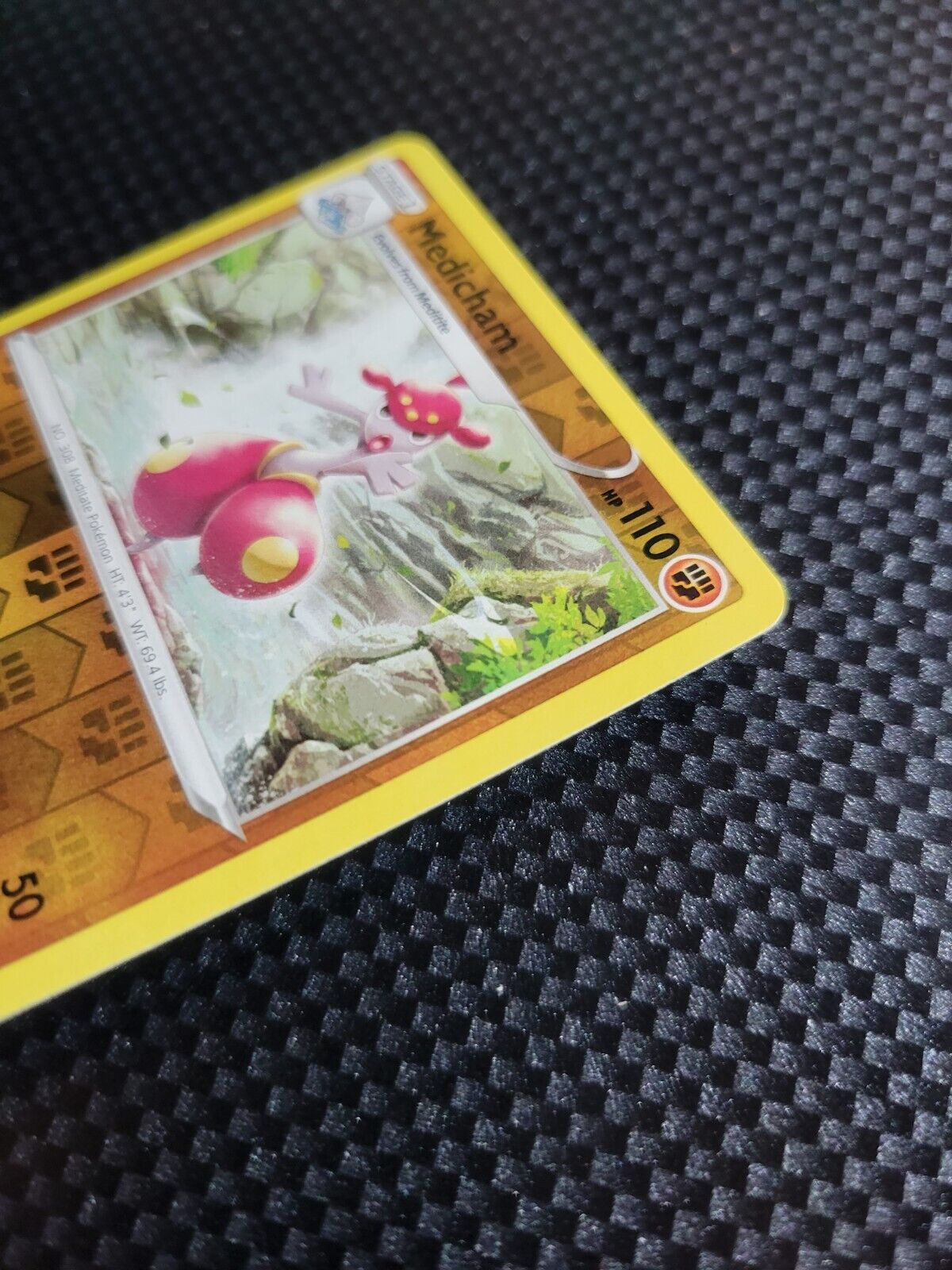 Pokémon TCG Medicham Lost Origin 100/196 Reverse Holo Uncommon Card NM 2022