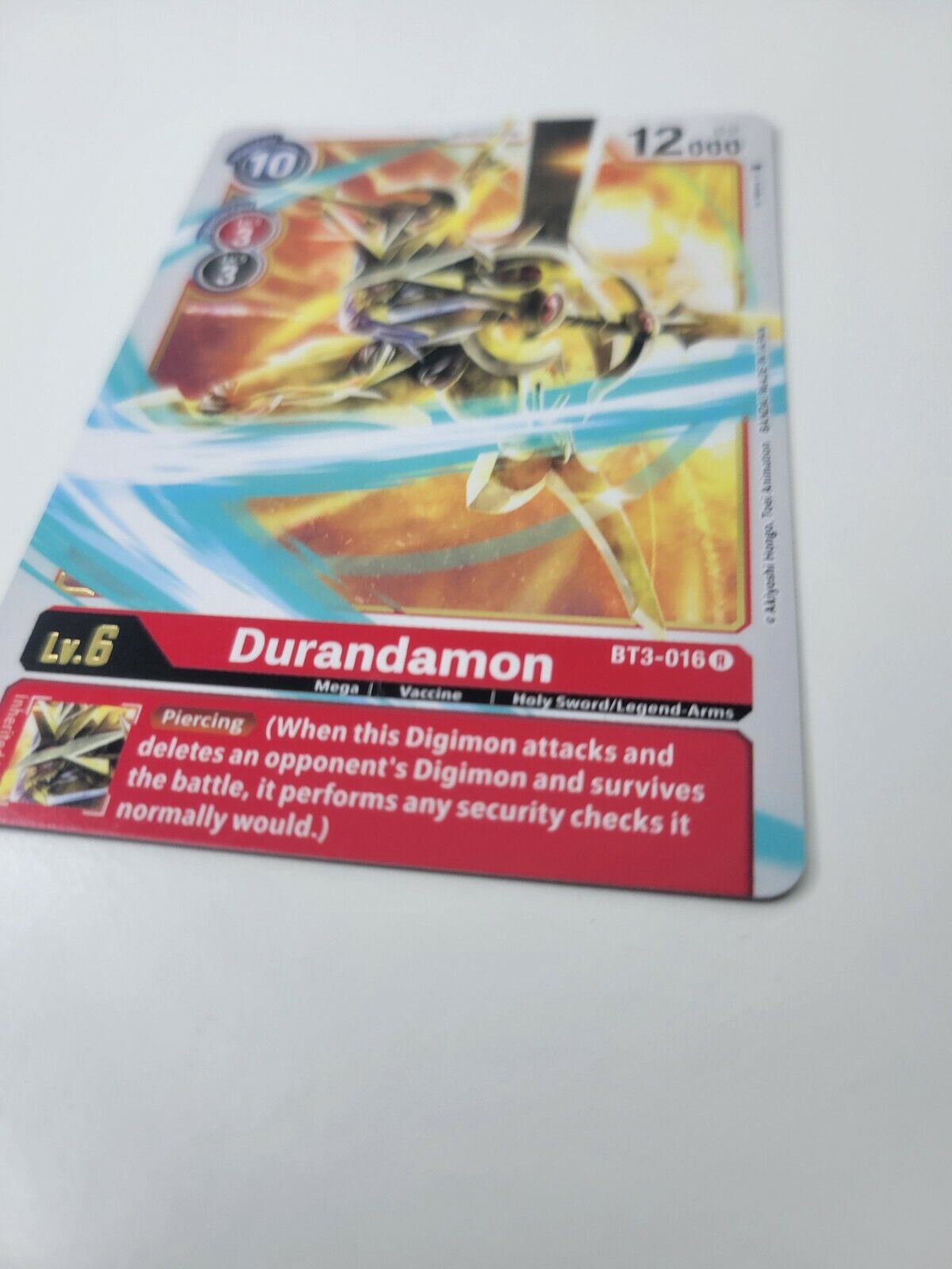 Durandamon BT3-016R Digimon CCG special Booster NM card 2021