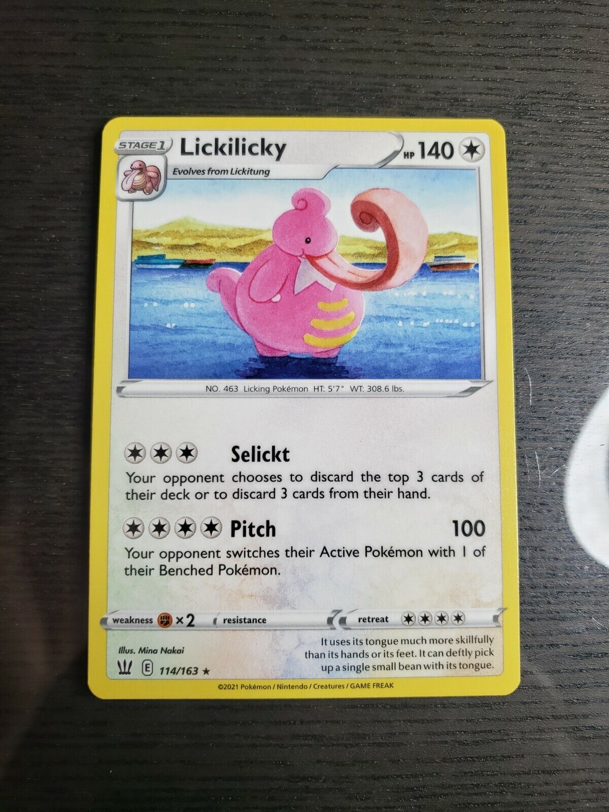 Pokémon Sword & Shield Battle Styles Lickilicky 114/163 Pack Fresh