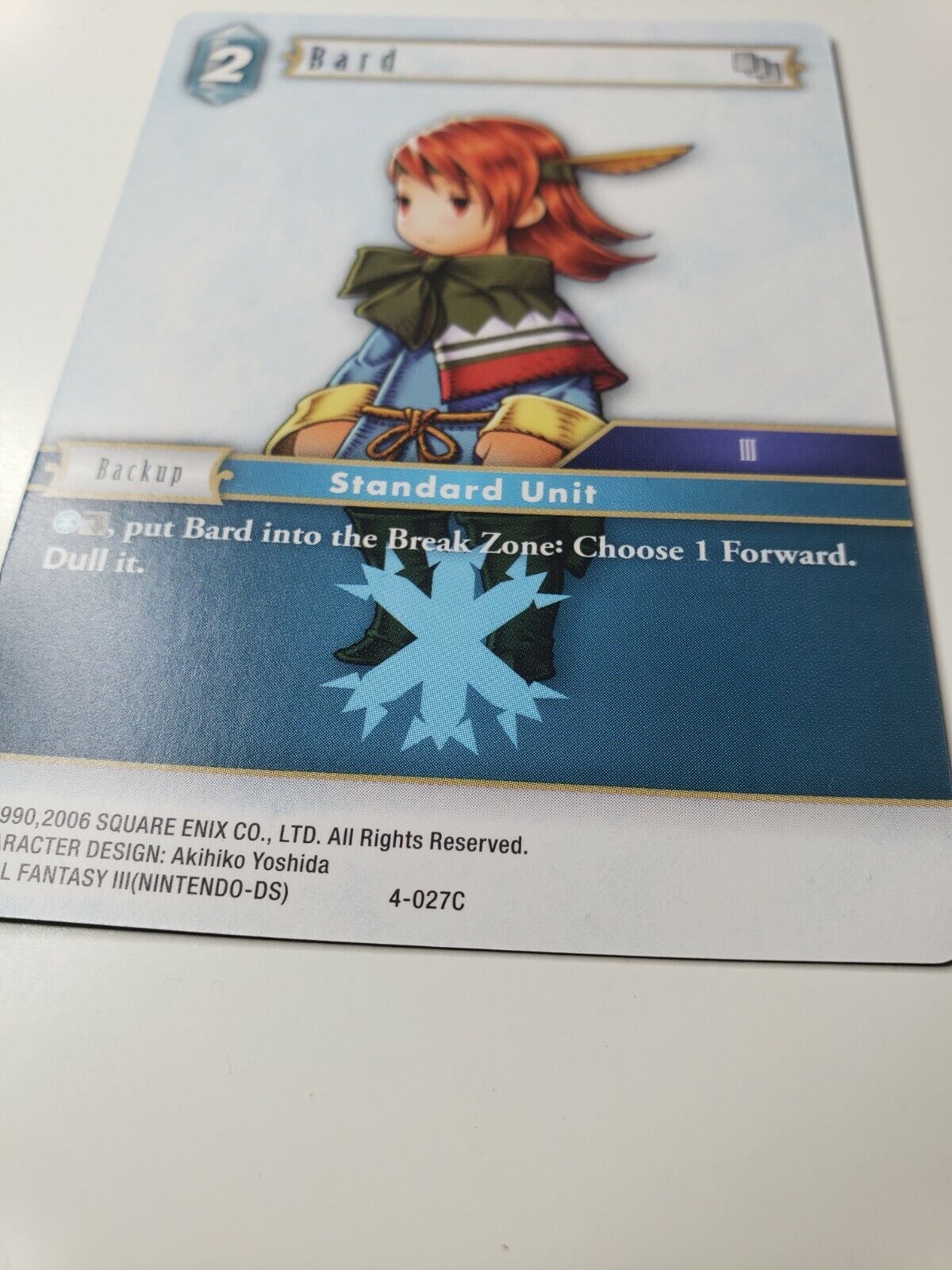 Final Fantasy TCG Opus IV Bard 4-027C Common Card NM 2017 Backup ICE