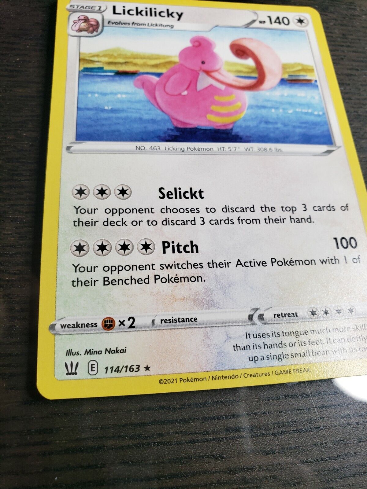 Pokémon Sword & Shield Battle Styles Lickilicky 114/163 Pack Fresh