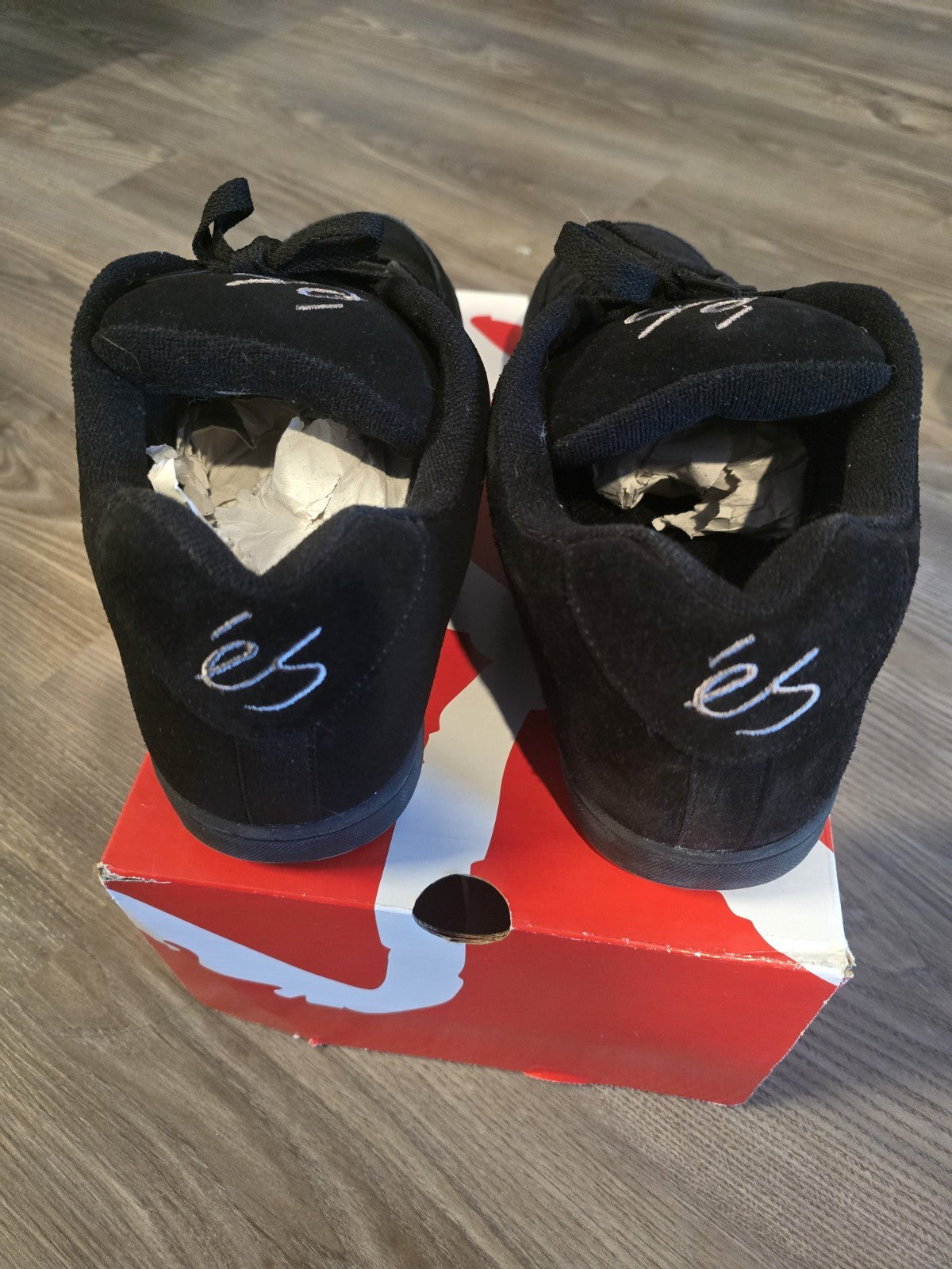 Es footwear Accel OG Black/Gum, sz 9