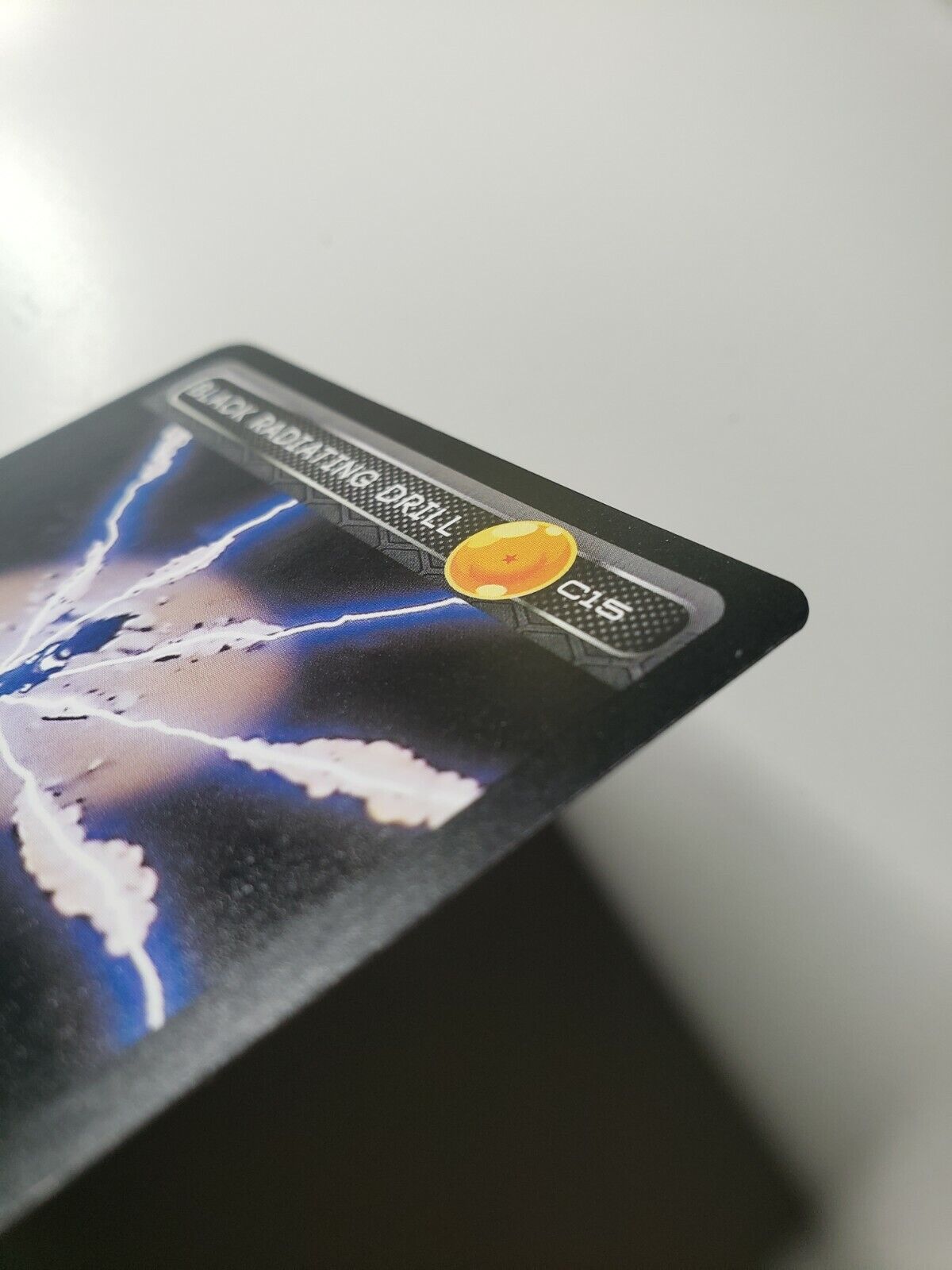 DBZ Dragon Ball Z TCG Card Panini Heroes & Villains C15 Black Radiating Drill