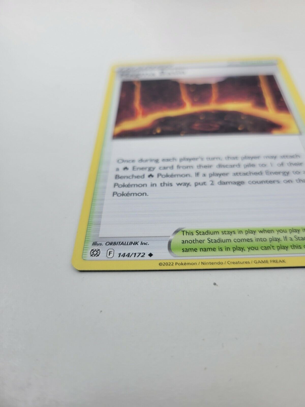 Pokémon TCG Brilliant Stars Trainer Stadium Magma Basin 144/172 Regular Uncommon