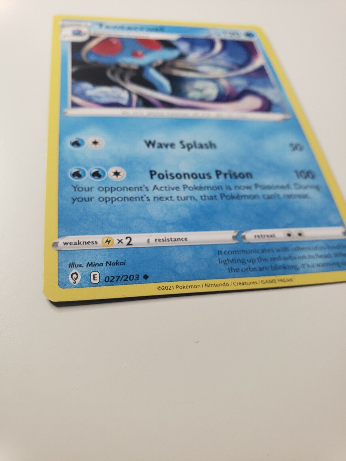 Tentacruel 027/203 Sword & Shield: Evolving Skies Uncommon card Pokemon TCG 2021