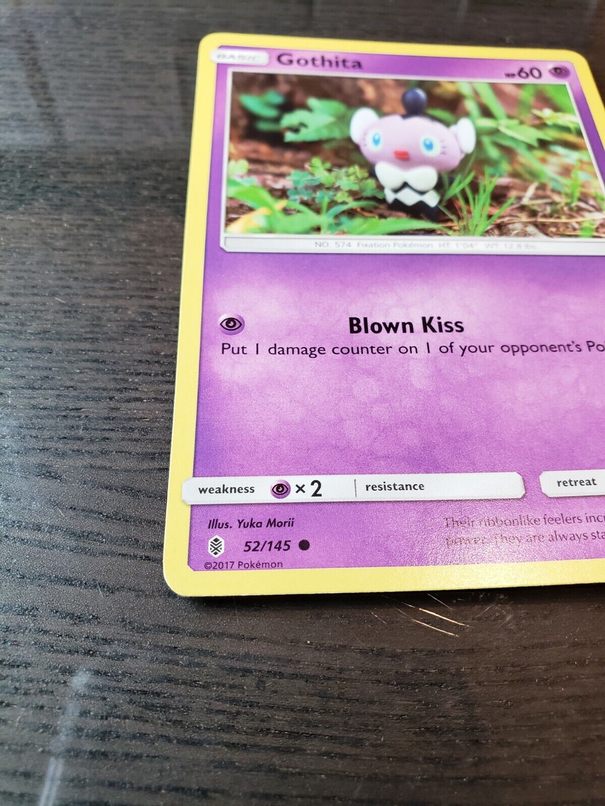 Pokemon TCG GOTHITA SUN & MOON Guardians Rising 52/145 NM 2017 Common Card