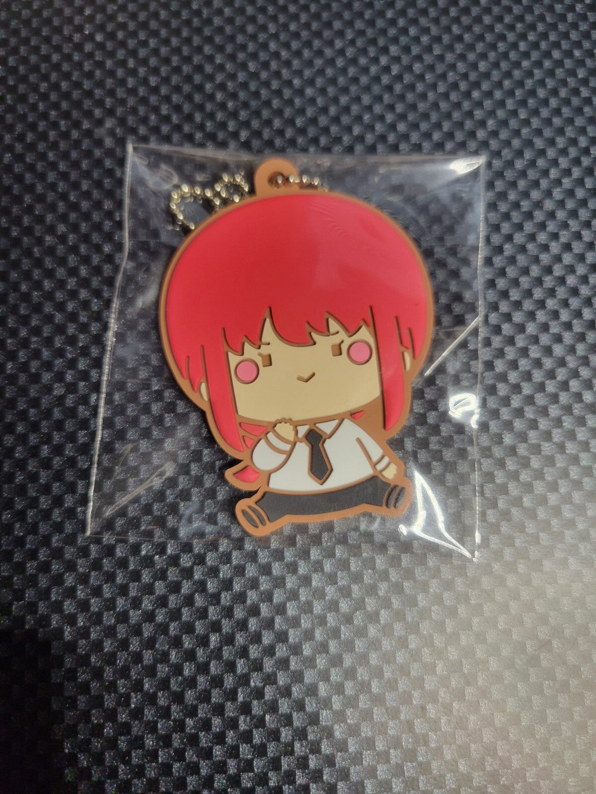 Chainsaw Man Makima Chubby Chubby Rubber Keychain Trading Strap TOMY