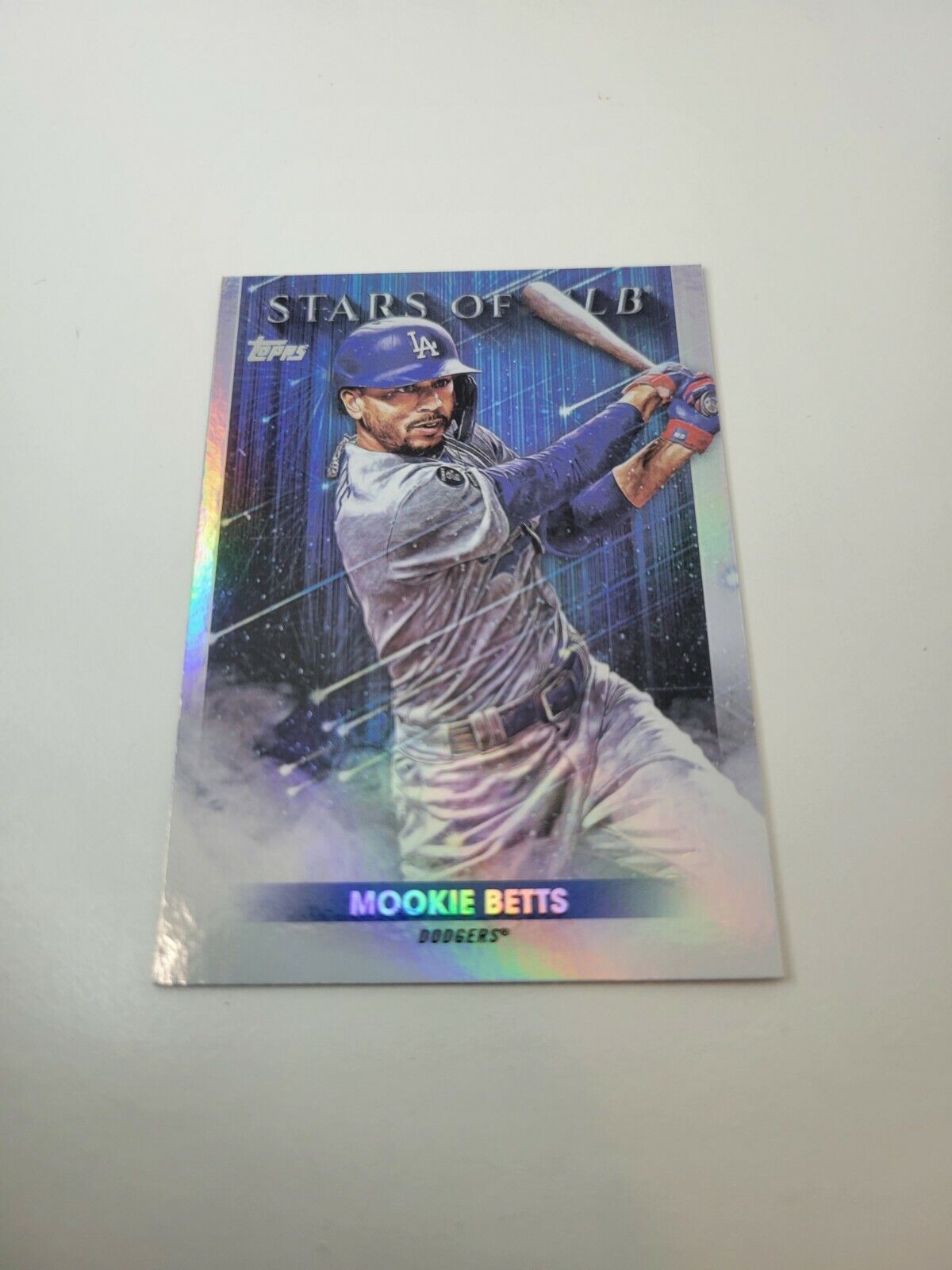 MOOKIE BETTS 2022 TOPPS SERIES 1 STARS OF MLB FOIL #SMLB-9 DODGERS
