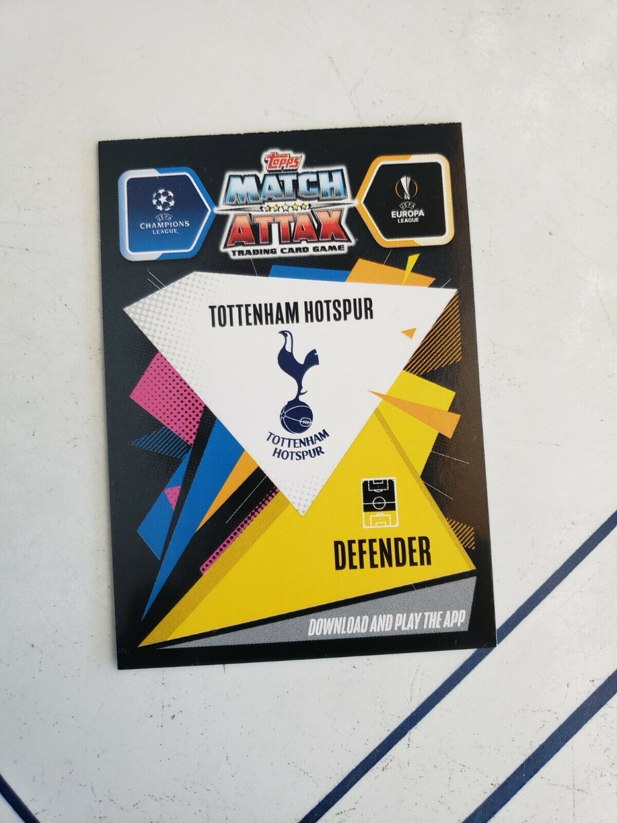 2021 Topps Match Attax UEFA Champions League MOTM4 Toby Alderweireld Soccer Card
