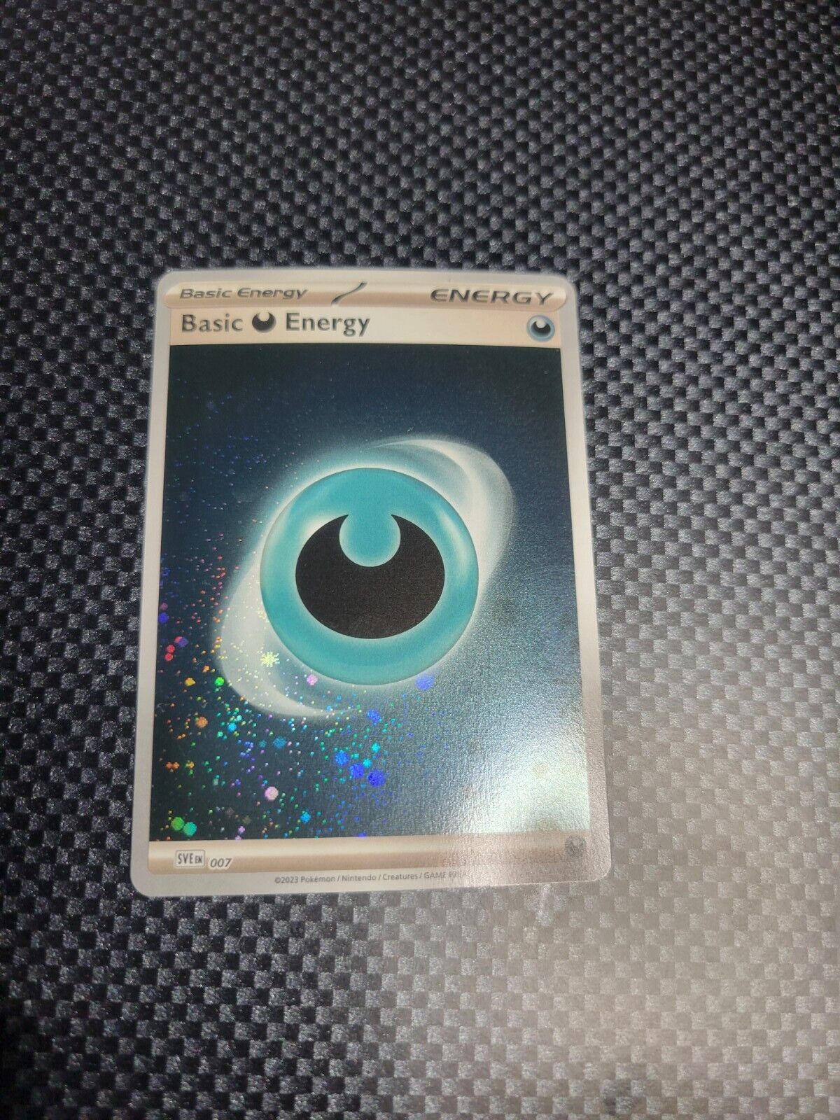 Basic Dark Energy Galaxy Holo Swirls Scarlet & Violet 151 Pokemon TCG Card 007
