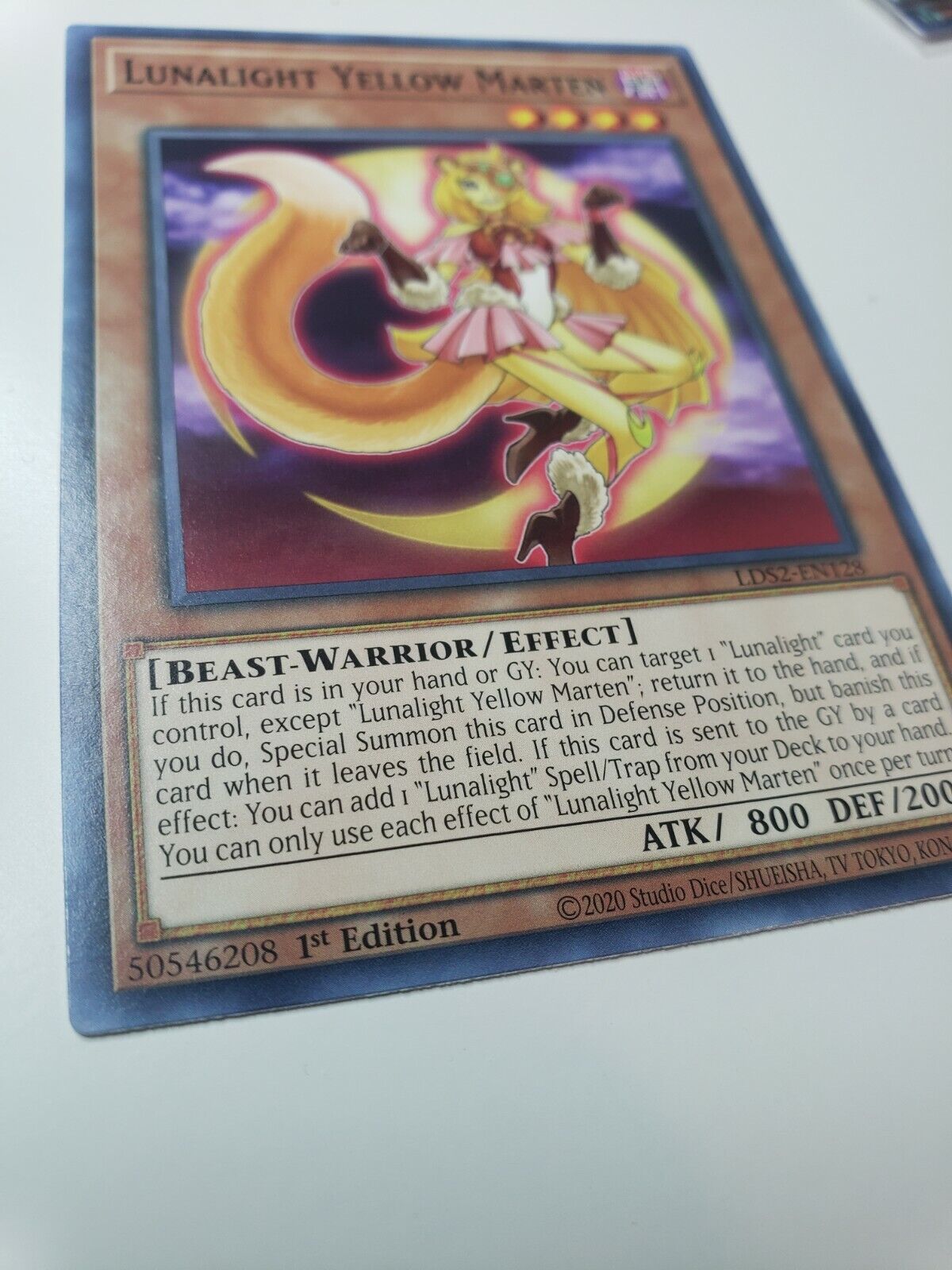 Yu-Gi-Oh! TCG Lunalight Yellow Marten Legendary Duelists LDS2-EN128 2020 NM/M