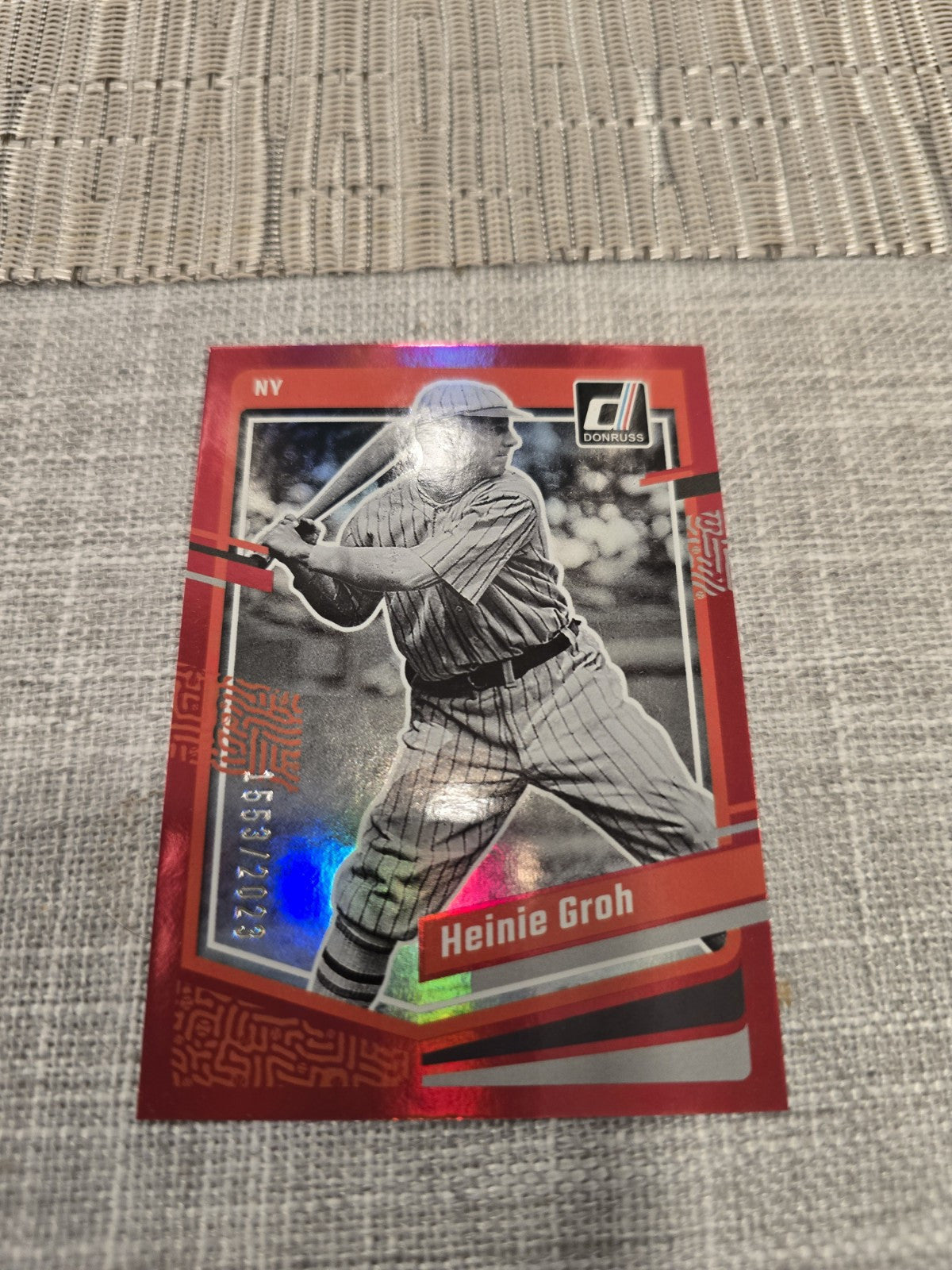2023 Panini Donruss Holo Red #169 Heinie Groh 1553/2023 Baseball Card NM