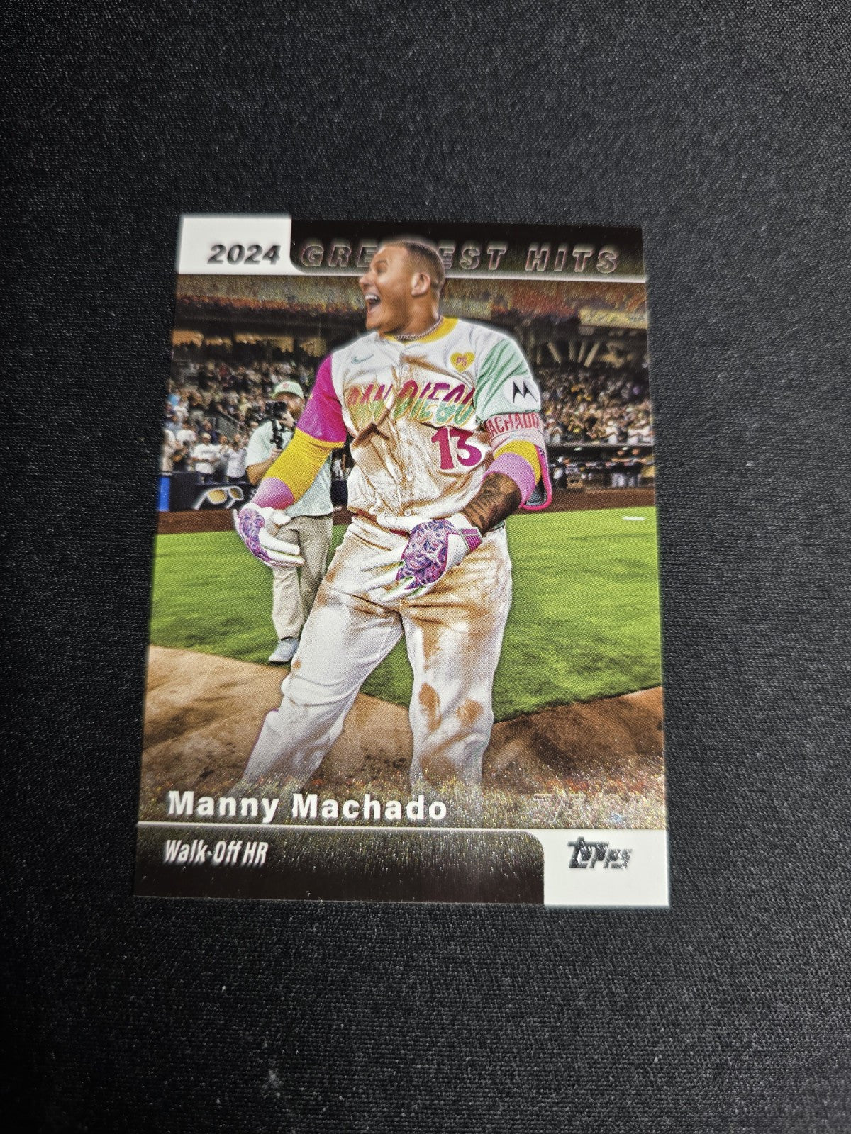 2025 Topps Series 1 Manny Machado GH-17 Greatest Hits 7/5/24 Padres NM