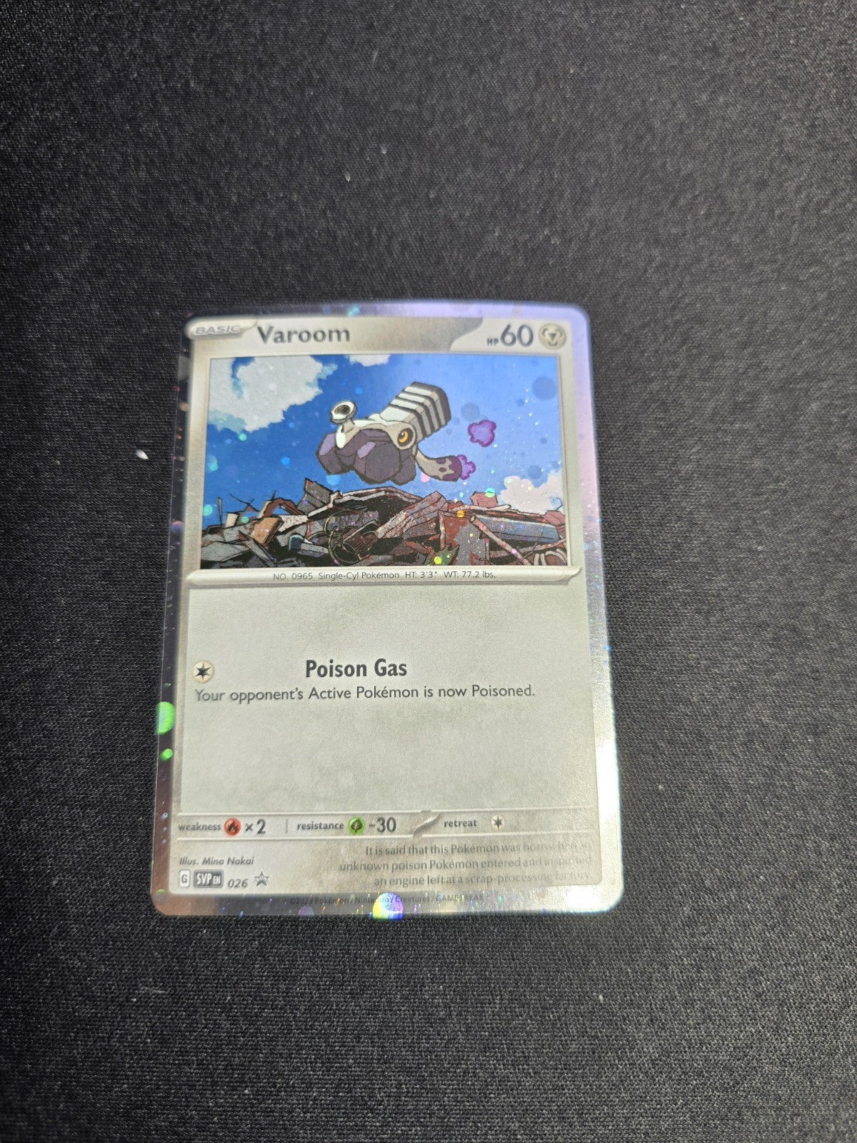 Varoom 026 Holo Promo Pokemon TCG Black Star Promo NM 2023
