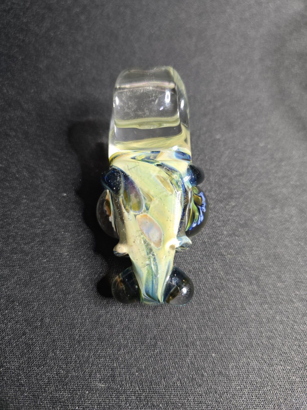 Senoih Glass Alien Pendant Collab W/ Livy Glass Flower Milli