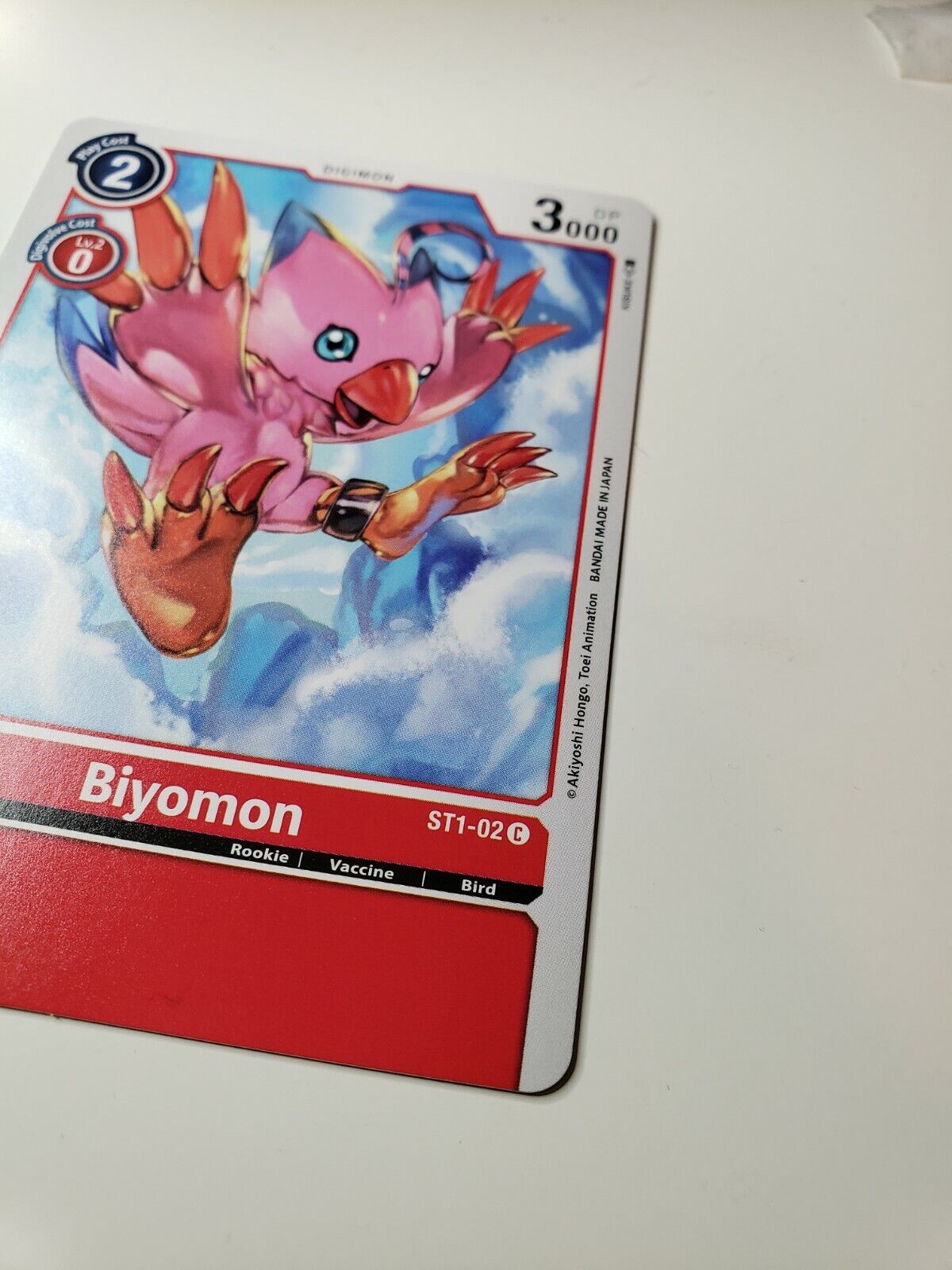 Biyomon  ST1-02 C NM Digimon CCG Starter Deck Gaia Red Common card 2021 