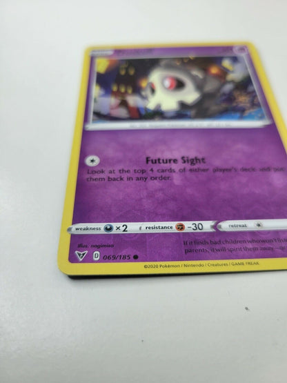 Pokémon TCG Duskull Vivid Voltage 069/185 Reverse Holo Common Card NM 2020