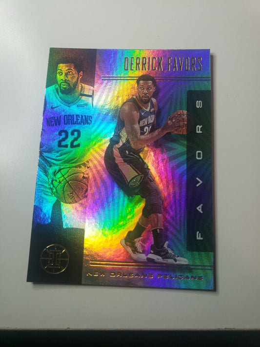2019-20 Panini Illusions Basketball #78 DERRICK FAVORS New Orleans Pelicans Base