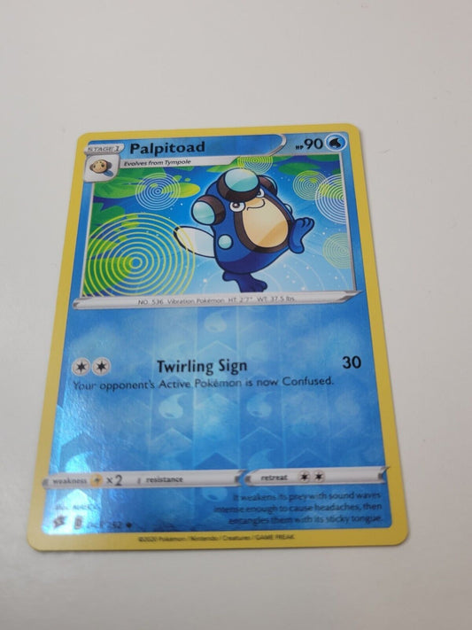 Pokémon TCG Palpitoad Rebel Clash 045/192 Reverse Holo Uncommon Card NM 2020