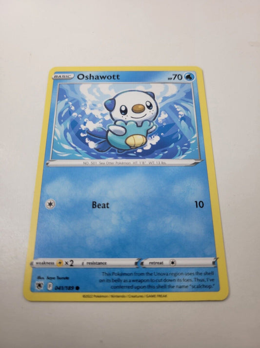 Pokémon TCG Astral Radiance Oshawott 041/189 Regular Common Card NM 2022