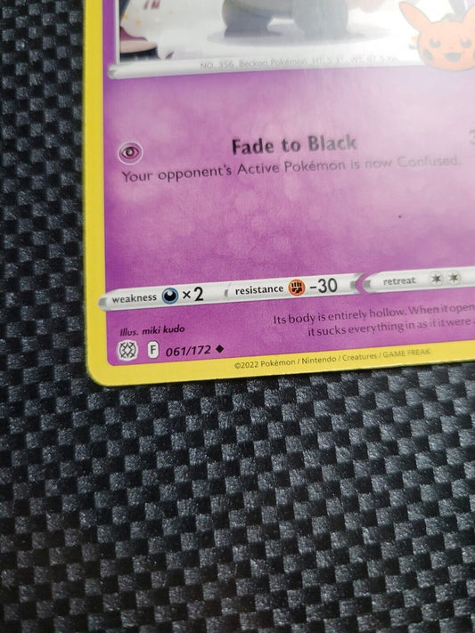 Pokémon TCG Dusclops Promo Trick or Trade Halloween 061/172 Regular Uncommon NM