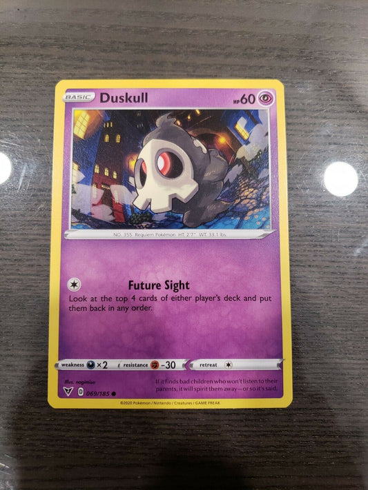 Pokémon TCG Duskull Vivid Voltage 069/185 Regular Common Card NM 2020