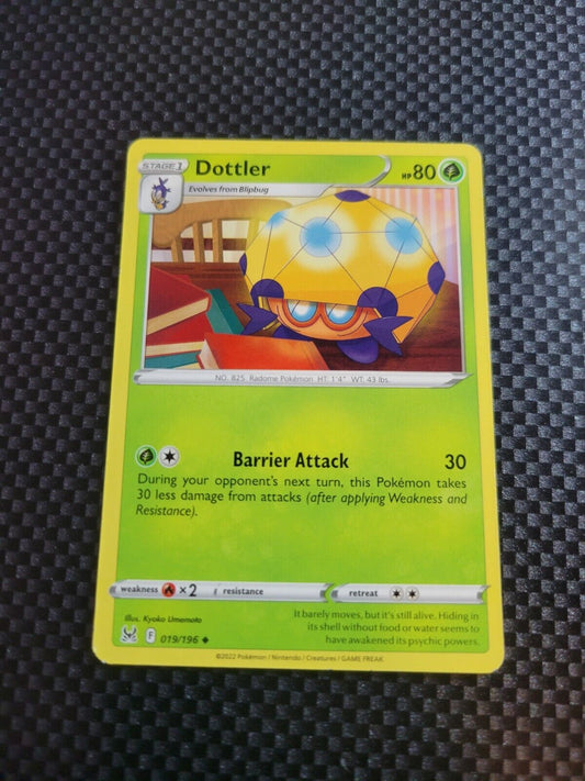 Pokémon TCG Dottler Lost Origin 019/196 Regular Uncommon Card NM 2022